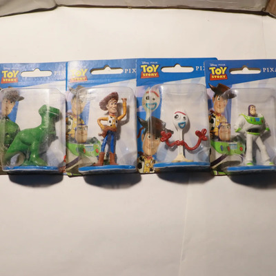 Pack Figuras  Micro  Toy Story  Woody Buzz Rex Forky Pixar | Envío gratis
