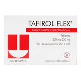 Tafirol Flex 30 Tabletas 300mg - 250mg