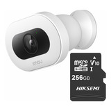 Imou Cámara Wifi Ip De Vigilancia 8mp F88fin-plus-256 Con Microsd 256gb Y Letrero Disuasivo Sirena Y Luz Integrada 4k Ir 30m Wi-fi Doble Banda F88fin Inteligencia Artificial