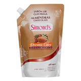 Jabón Liquido Glicerina Simonds Almendras Chocolate 750 Ml 