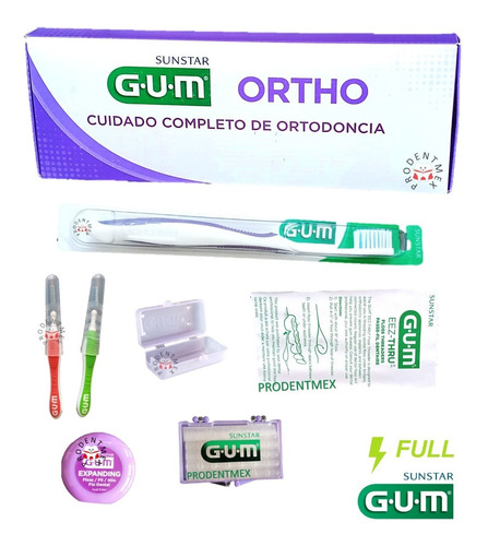 Kit De Limpieza Básico Para Brackets / Ortodoncia Gum 