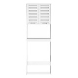 Mueble, Gabinete Organizador, Ahorrador De Espacio Baño  Color Blanco