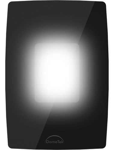 Luminária Luz De Emergência Led Embutir 4x2 Preto