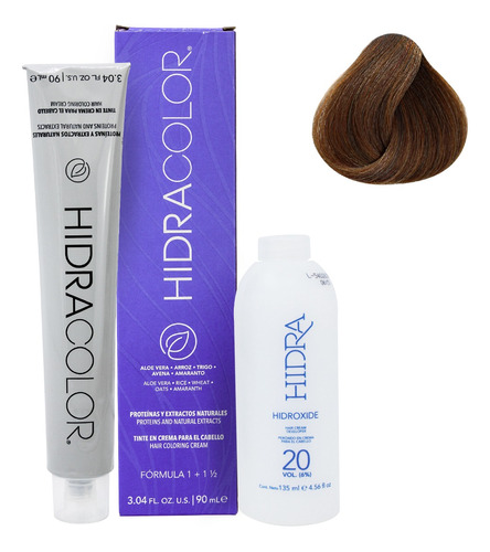 Tinte Para Cabello Hidracolor Naturales  90 Ml + Peróxido 