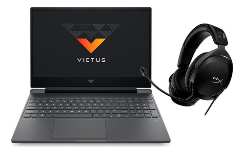 Laptop Hp Victus Gaming 15-fb0122la + Hyperx Cloud Stinger Color Plateado