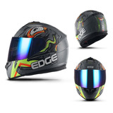 Casco Integral De Moto Casco Edge Swift Certificado Dot Ece