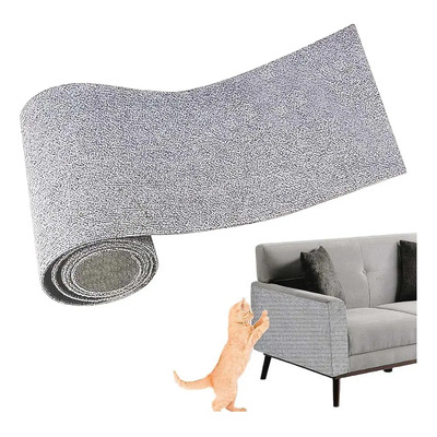 Protector De Pared Sofá Para Rascar Arañazos Gato 2m X 40cm Gris