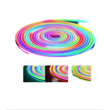 Led Neon Rgbic 12v X 5 Mts Flexible +fuente+controlador+app Color De La Luz Rgb