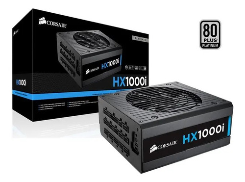 Fonte De Alimentação Para Pc Corsair Hx1000i 1000w  80 Plus 