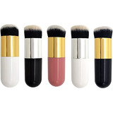 6 Brochas Kabuki Maquillaje Profesional Base Polvo Crema