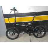 Bicicleta Plegable Tern B8 Modelo 2024 Rin 20 Negra-azul