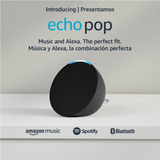 Altavoz Inteligente Amazon Echo Pop Con Alexa Negro