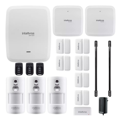 Kit Alarme Sf Intelbras App Linha 8000 Wifi Com Sensores