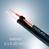 Cabo De Áudio Estereo Philips 2x0.20mm - 3 Mt