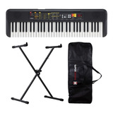 Kit Teclado Yamaha Psr-f52 + Suporte X + Capa