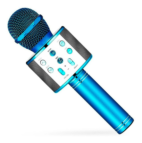 Micrófono Karaoke Ws-858 Parlante Inalámbrico Bluetooth Ya!