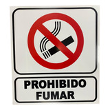 Cartel Prohibido Fumar 40x50 Alto Impacto