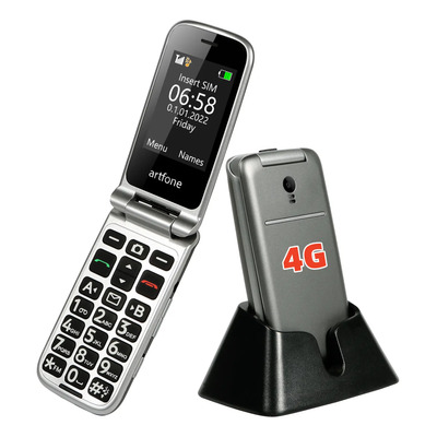 Teléfono Móvil Plegable 4g 3g Para Personas Mayores, Lte Flip Phone Estudiante, Botones Grandes Y Volumen Alto,con Sos, Bluetooth, Linterna,fm,mp3,mp4 | Meses sin interés