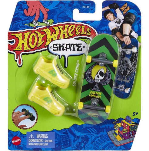 Hot Wheels Skate Multipack De Patineta Y Tenis Tony Hawk