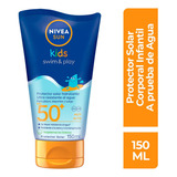 Protector Infantil Nivea Sun Swim & Play Fps 50+ 150ml