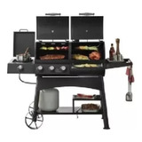 Asador Exterior Premium Gas Y Carbon Hibrido Msi