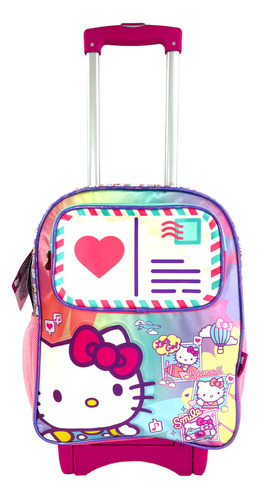 Mochila De Carro Hello Kitty Original Primaria Uso Rudo