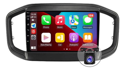 Estéreo Android Carplay De 4 Gb Para Fiat Strada 2020-2021 W