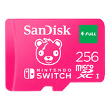 Cartão De Memória Nintendo Switch 256gb Fortnite Edition Nfe