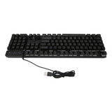 Teclado Usb Para Juegos Con Cable, 104 Teclas, Retroiluminac