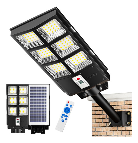 Lámparas Led Solares 500w Suburbana Alumbrado Público