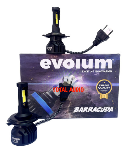 Kit Focos Led Hyperled Evolum Barracuda 11000lm H7/h11/9006