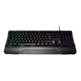 Teclado Gamer Balam Rush Apolo Usb Led Con Reposamuñecas