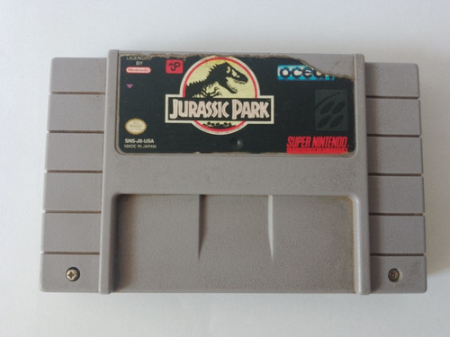 Jurassic Park Juego Original Para Super Nintendo