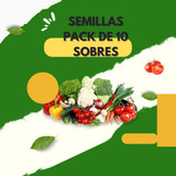 Semillas Pack 10 Hortalizas Y Medicinales  Envios Por Pagar