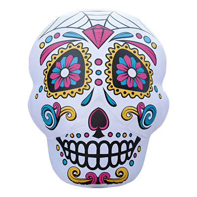 * Modelo Inflable Calavera Del Día De Muertos Mexicano (