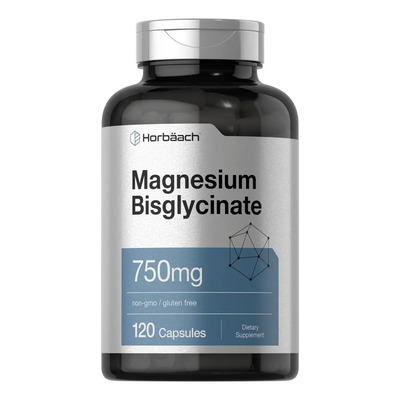 Suplemento en comprimidos Horbaach Magnesio de Bisglicinato de magnesio de 120 un | Envío gratis