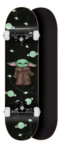 Skate Montado Completo Profissional 8.0 Varios Modelos Yoda