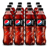 Pack X 12 Refrescos Pepsi Sin Azúcar Botellas De 600 Ml C/u