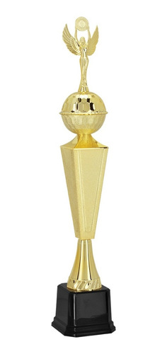 Troféu Campeão C/bola Estatueta Diversa  Qa412 Dot Alt68cm