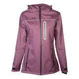 Campera Softshell Dama Violeta Térmica Imper Nieve Mujer