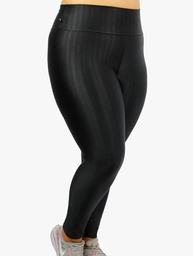 2 Calças Legging Plus Size Em Poliamida 3d  G1 G2 G3 G4