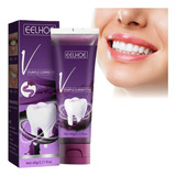 Pasta Dental Morada Blanquea Dientes Aliento Fres Anti Sarro