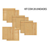 20 Unidades Decks Modular 50x50 Para Área Interna E Externa