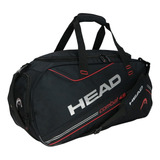 Bolso Deportivo New Combat 45 Negro Rojo Head 