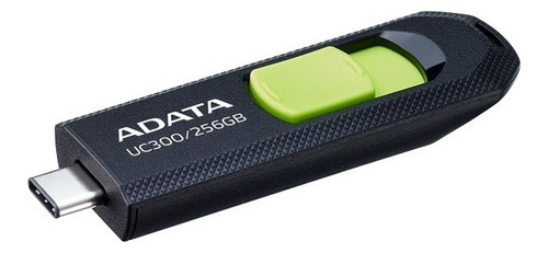 Memoria Usb-c Adata Uc300 256gb 100mb/s  3.2 Gen1 Deslizable