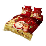 Bello Cubrecama Cobertor Navidad Quilt Verano 2 Plazas Cl59h