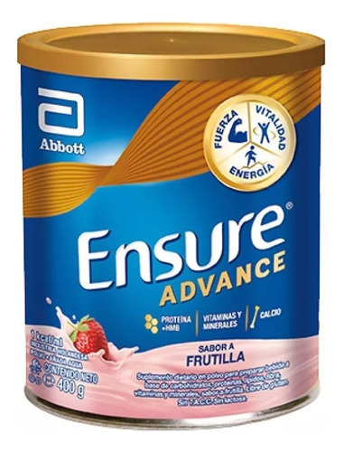 Ensure Advance En Polvo 400 Gr Pack X 4 Varios Sabores