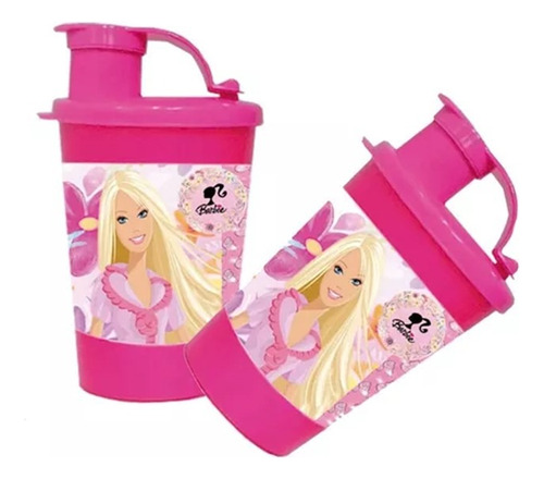 Vaso Barbie Tipo Termo Comic X12 Unidades Botilito Infantil