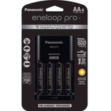 Panasonic Eneloop Pro : 4 Pilhas + Carregador ( 2550 Mah )