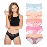 5 Pz Panties Hiphugger Encaje Victoria Secret Varios